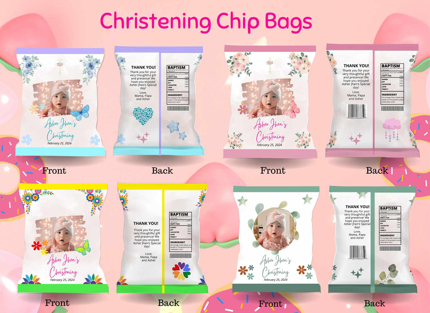 Custom Chip Bags | Birthday Chips, Graduation Chips