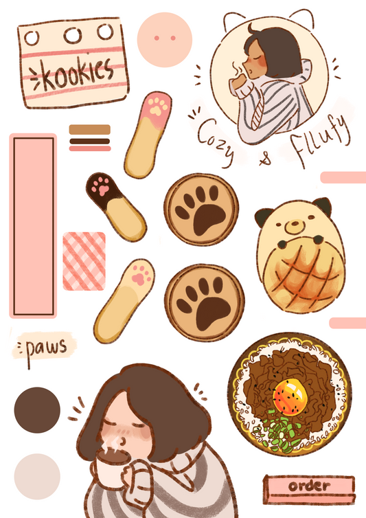 Lets have some coffee Sticker Sheets